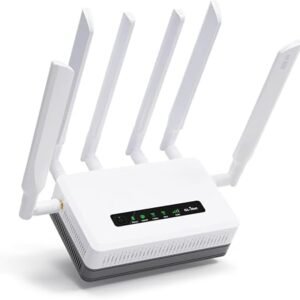 5G Router with Dual SIM and 6400mAh Battery | 5G NR, Wi-Fi 6, Battery, Dual-SIM, Multi-WAN, VPN, T-Mobile & AT&T IoT Certified
