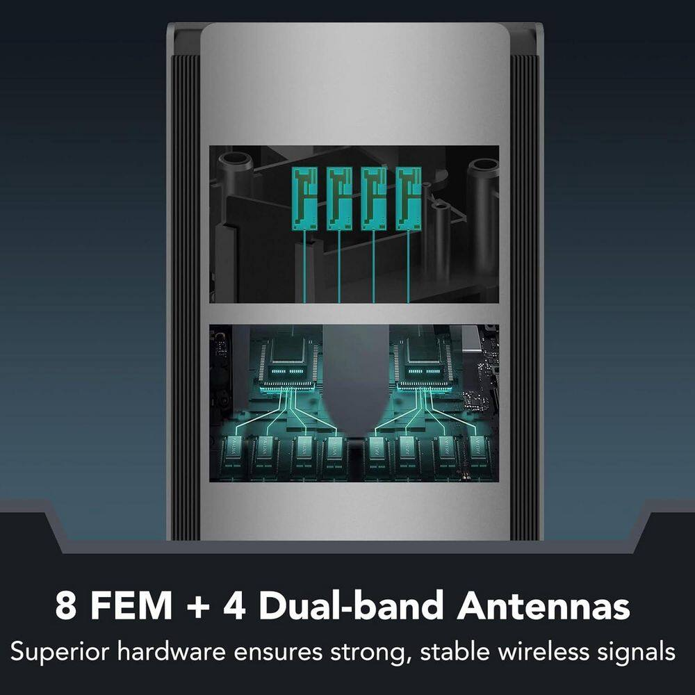 Whole Home Mesh Wi-Fi System Smart W-Ifi 6 Router RG-R6 Cover 6000 Sq. Ft. up to 150 Devices, (2-Pack) - Image 3