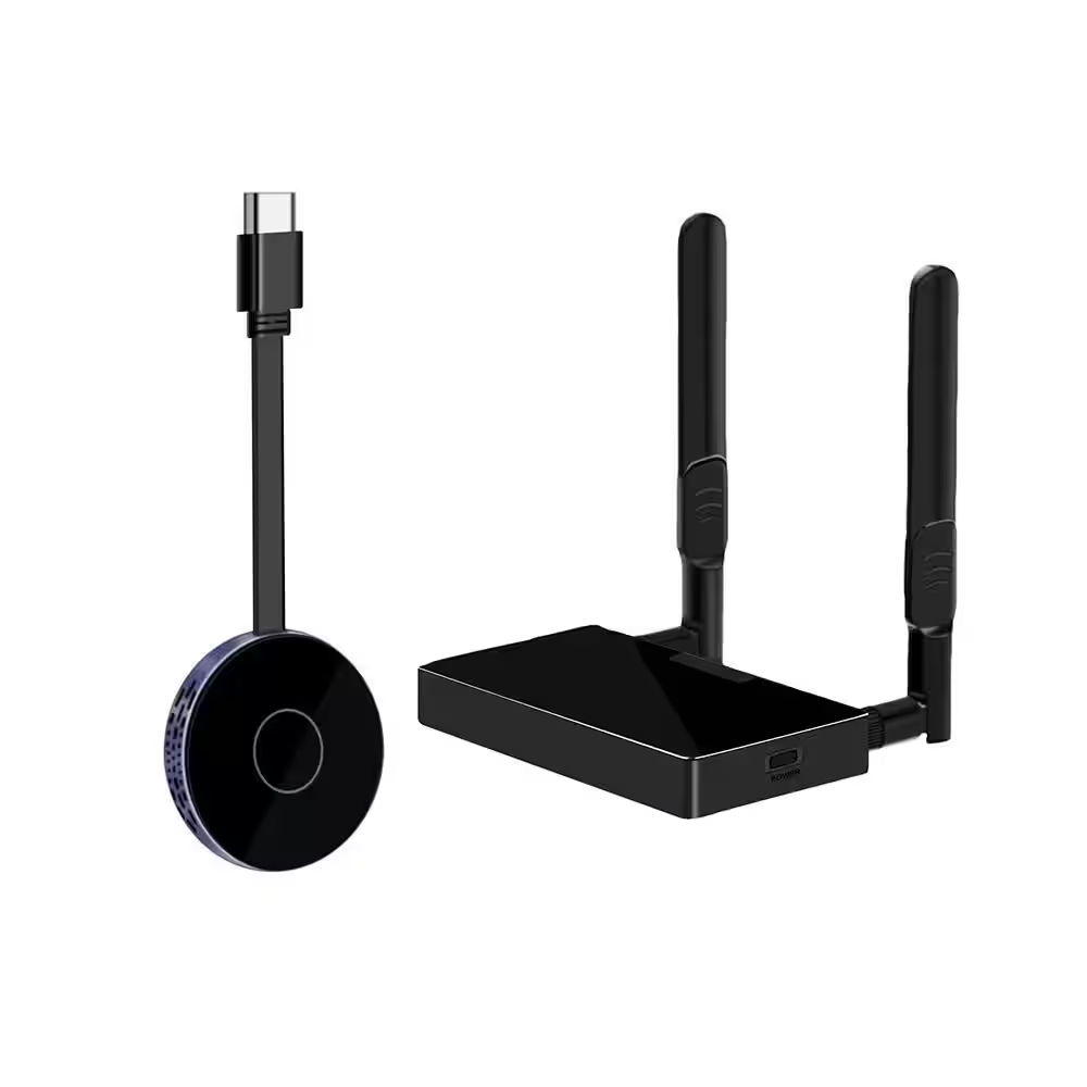 4K Wireless HDMI Extender, 5G Transmitter & Receiver, VGA Output, No WiFi Needed