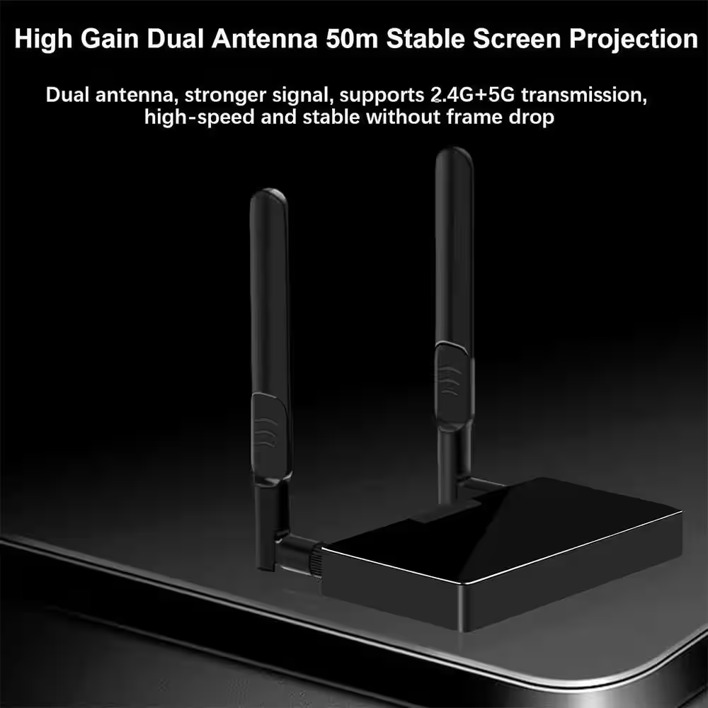 4K Wireless HDMI Extender, 5G Transmitter & Receiver, VGA Output, No WiFi Needed - Image 5